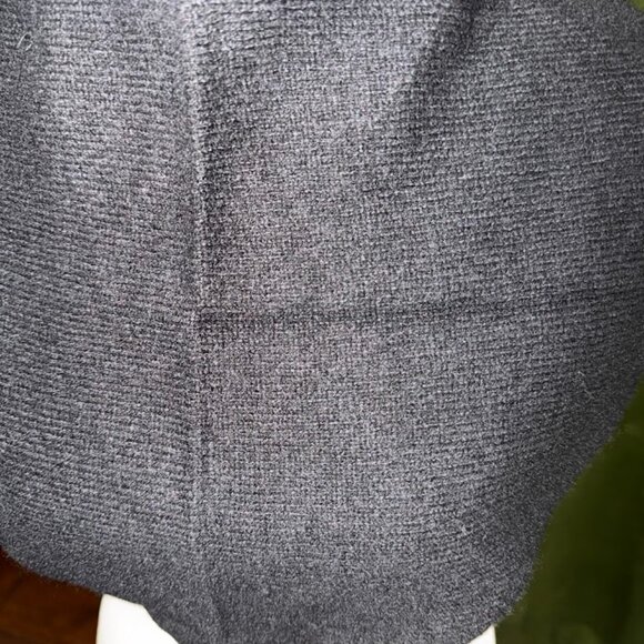 Black 100% Wool Shawl Wrap Scarf Soft - Picture 4 of 4